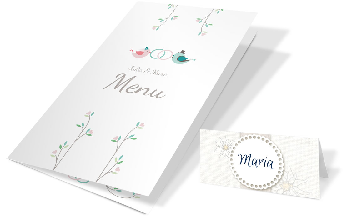 place card format