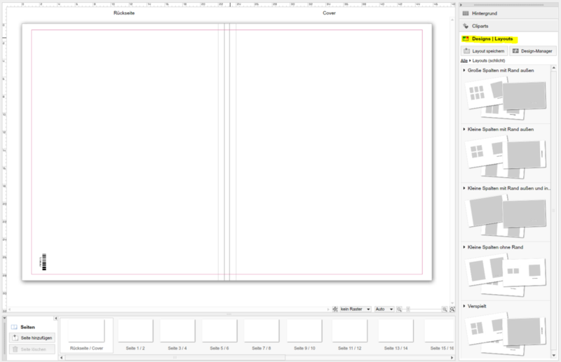 collage design with the layout templates