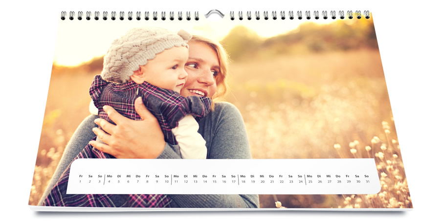 your photo calendar in high end quality of saal digital phot calendar