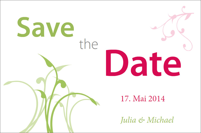 Design Save The Date Cards For Your Wedding
